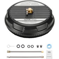 Nettoyeur de surface pour nettoyeur haute pression 385 mm, accessoire nettoyeur sol en plastique sur roues, 275 bar max. connecteur 0,635 cm 2 buses