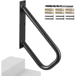 Vevor - Rampe deescalier pour marches exterieures, longueur de 48 cm, rampe de securite murale pour 1 a 2 marches, rampe deescalier avec finition