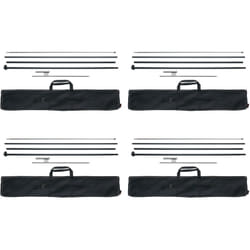 Vevor - Mat de drapeau plume, 4 lots, kit de mats de drapeaux publicitaires professionnels 498,5 cm, avec piquets de sol, sac de transport pour