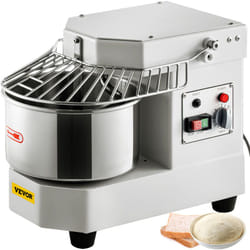 Vevor - Melangeur alimentaire commercial, capacite de 7,3 pintes, machine a petrir la pate a double rotation de 450 w avec bol en acier inoxydable de