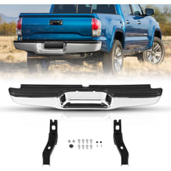 Vevor - Pare-chocs arriere chrome, compatible avec Toyota Tacoma 1995-2004, construction en acier, comprend un eclairage de plaque deimmatriculation