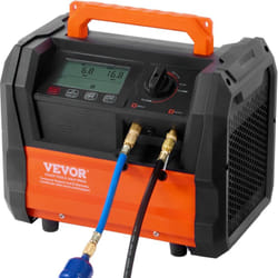 Station de Recuperation Fluides Frigorigenes 1 hp, Machine de Recuperation de Refrigerant Portable, Double Cylindre, Moteur sans Balais de 3000