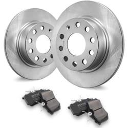 Vevor - Kit de Frein Arriere, Compatible avec Audi A3 (8P), vw Golf 5 6, Seat leon, skoda octavia, altea, Disques de Frein 253 mm et Plaquettes de