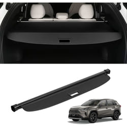 Vevor - Toyota RAV4 2019-2024 Pare-soleil de coffre retractable, housse de securite de chargement resistante a leau, protection uv pour compartiment