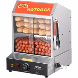 Cuiseur vapeur pour hot-dogs Un cuiseur vapeur pour hot-dogs qui intègre à la fois les fonctions d'isolation et de présentati ...