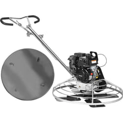 Truelle a gaz Vevor modele autoportee de 38 po avec plateau flottant, 6 cv pour finition de beton lisse, outil de chape en ciment durable avec lame