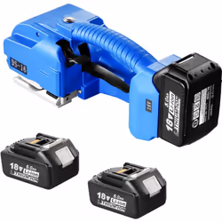 Vevor - Cercleuse electrique pour sangles pp pet 0,89-1,6 cm, outil de cerclage portable avec affichage numerique, machine a cercler automatique