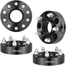 VEVOR Elargisseur de Voie 4PCs Epaisseur 38 mm, Entretoises de Roue 5 Boulons, Modeles de Boulons 127x140 mm, Alesage 71,5 mm, Compatible avec Jeep