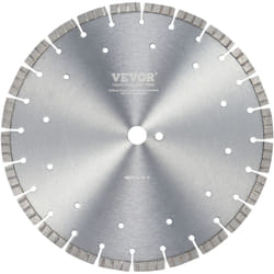 VEVOR Disque a Tronconner Diamante 350 mm, Disque Diamant Humide ou Seche, Lame de Scie a Beton avec Dents Ondulees de 12 mm, Diametre du Trou