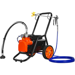Pulverisateur sans Air Haute Pression a Membrane, Pistolet de Peinture sur Roulettes 1700 w, 3000 psi, 3,5 L/min, avec Barre deExtension, pour