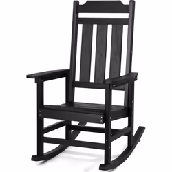 Caractéristiques & Détails Matériau robuste et durable : ce fauteuil à bascule est fabriqué en polystyrène haute densité (HIP ...