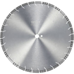 VEVOR Disque a Tronconner Diamante 450 mm, Disque Diamant Humide ou Seche, Lame de Scie a Beton avec Dents Inclinees de 12 mm, Diametre du Trou