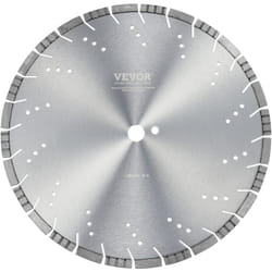 Disque a Tronconner Diamante 400 mm, Disque Diamant Humide ou Seche, Lame de Scie a Beton avec Dents Inclinees de 12 mm, Diametre du Trou Central