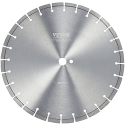 Disque a Tronconner Diamante 400 mm, Disque Diamant Humide ou Seche, Lame de Scie a Beton avec Dents Plates de 12 mm, Diametre du Trou Central