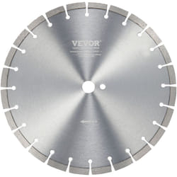 Disque a Tronconner Diamante 350 mm, Disque Diamant Humide ou Seche, Lame de Scie a Beton avec Dents Plates de 12 mm, Diametre du Trou Central