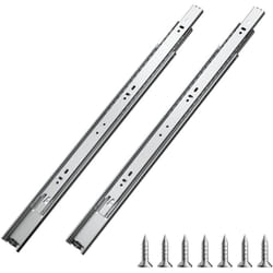 VEVOR Glissieres de Tiroir, 10 Paires, Coulisses de Tiroir a Billes a Montage Lateral 450 mm Capacite de Charge 45 kg, Rail de Guidage en Acier au