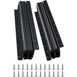 VEVOR Glissieres de Tiroir sous Escalier, 400 mm, Coulisses de Tiroir a Roulement a Billes a Extension Complete, Capacite de Charge 117 kg, Rails