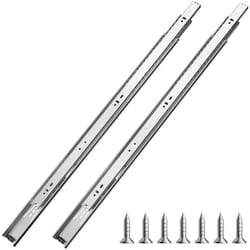 VEVOR Glissieres de Tiroir, 10 Paires, Coulisses de Tiroir a Billes a Montage Lateral 600 mm Capacite de Charge 45 kg, Rail de Guidage en Acier au