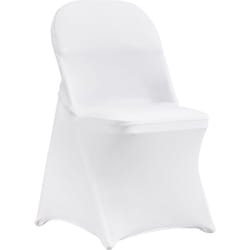 Housses de chaise pliantes en spandex extensible, 50 pcs, housses de protection universelle, amovibles et lavables, pour mariage, vacances, banquet,