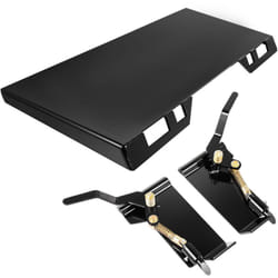 Plaque de fixation pour chargeuse compacte, 6 mm, plaque de montage rapide pour direction compacte, largeur interieure 1143 mm, 470 mm de hauteur,