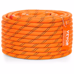Caractéristiques & Détails Corde haute résistance : la corde en polyester tressé double VEVOR de 1/2 pouce/12,7 mm de diamètr ...