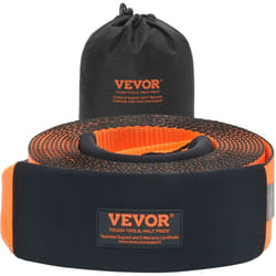 VEVOR Sangle de remorquage de recuperation, 101,6 mm x 9,1 m, corde a triple boucle renforcee, resistance a la rupture de 21092 kg, protection des
