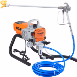 Pistolet pulvérisateur de peinture murale sans air Pulvérisateur professionnel, haute efficacité et facile à utiliser La pulv ...