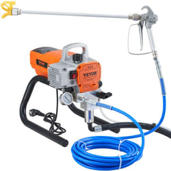 Pulverisateur sans Air avec Tuyau Haute Pression, Pistolet de Peinture Murale 1500 w, 3000 psi, 1,8 L/min, pour Peinture Interieure et Exterieure