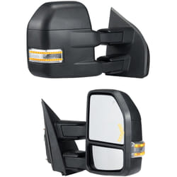 Retroviseurs de remorquage, paire de gauche et droit, miroir de remorquage chauffant electrique pour Ford F150 2015-2018, signal lumineux et lumiere