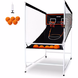 Caractéristiques & Détails Arcade de basket-ball de 2,28 m : Ce jeu d'arcade de basket-ball de style arcade comprend un cadre ...