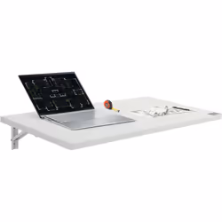 Caractéristiques & Détails Pliage à fermeture lente : conçue pour économiser de l'espace, cette table pliante murale se plie  ...