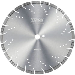 Disque a Tronconner Diamante 350 mm, Disque Diamant Humide ou Seche, Lame de Scie a Beton avec Dents Inclinees de 12 mm, Diametre du Trou Central