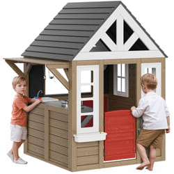 Vevor - Maisonnette de jeu deexterieur en bois maisonnette de jeu moderne en cedre pour enfants de 2 a 10 ans,chalet de jeux de jardin,maisonnette de