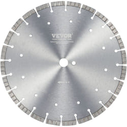 Disque a Tronconner Diamante 300 mm, Disque Diamant Humide ou Seche, Lame de Scie a Beton avec Dents Ondulees de 12 mm, Diametre du Trou Central