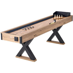 Vevor - Table de jeu de palets, jeu de palets de 9 pieds pour salles de jeux familiales, ensemble de jeu de palets et de quilles 2 en 1, avec terrain