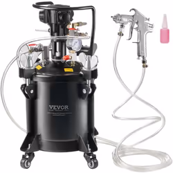 Caractéristiques & Détails Agitation automatique : Le pot de peinture sous pression est équipé d'un moteur pneumatique pour u ...