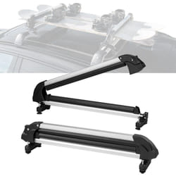 Vevor - Support de toit de voiture pour skis et snowboards, 31,7', compatibilite universelle avec la plupart des barres transversales, peut contenir