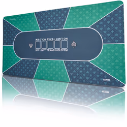 Caractéristiques & Détails Artisanat exquis et haute durabilité : notre tapis de table de poker est fabriqué à partir de caou ...