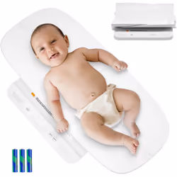 Caractéristiques & Détails Pèse-bébé 2 en 1 : Ce pèse-bébé est doté d'un plateau amovible pour une conversion facile entre pè ...