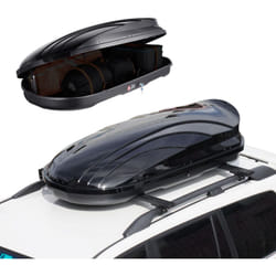 Vevor - Coffre de toit de voiture 11 pi3 de rangement, abs durable, double ouverture, 2 sangles solides, resistant au vent, sadapte a la plupart des