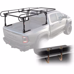Porte-échelle pour camion Fabriqué en acier robuste et durable, le support d'échelle pour camion offre une capacité de charge ...