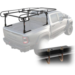 VEVOR Porte-echelle pour camion, capacite de 454 kg, convient aux kayaks, echelles, planches de surf, bois de construction, largeur reglable de 43,3