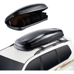 Vevor - Porte-bagages de toit coffre de toit de 8 pieds cubes,coffre de toit a coque rigide en ABS,avec ouverture double face et 2 sangles