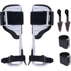 Pointes deescalade dearbre, 1 paire, crampons deescalade dearbre en aluminium, charge de 158 kg, equipement avec sangles et protecteurs de pointes,