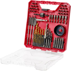 VEVOR Ensemble de Forets et Embouts pour Perceuse Tournevis 70PCs, Coffret de Meches et Embouts de Tournevis, Kit de Percage et de Vissage du Bois,