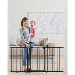 VEVOR Barriere de Securite Extensible Largeur 154-161 cm Hauteur 76,2 cm, Barriere deEscalier Reglable, Clotures pour Chiens Animaux de Compagnie,