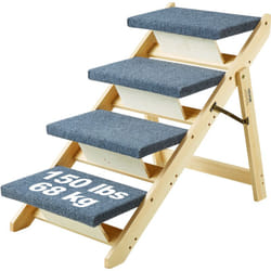 Vevor - Escalier et rampe 2 en 1 pour animaux de compagnie,design pliable pour un rangement facile,ideal pour les lits,les canape,les voitures,quatre