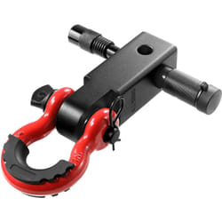 Recepteur deattelage a manille pour recepteur 50 mm,resistance rupture 29,9 T,anneau d goupille de verrouillage attelage de remorque pour