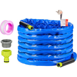 Vevor - Tuyau deEau Chauffant pour Camping-car 15,2 m, Tuyau deEau Potable Antigel jusqua -42,7 ℃, avec Couvercle Ondule, Autoregulation Automatique,