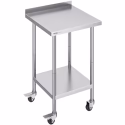 Caractéristiques & Détails Acier inoxydable de haute qualité : cette table de travail, mesurant 24 x 24 x 40 pouces / 61 x 61 ...